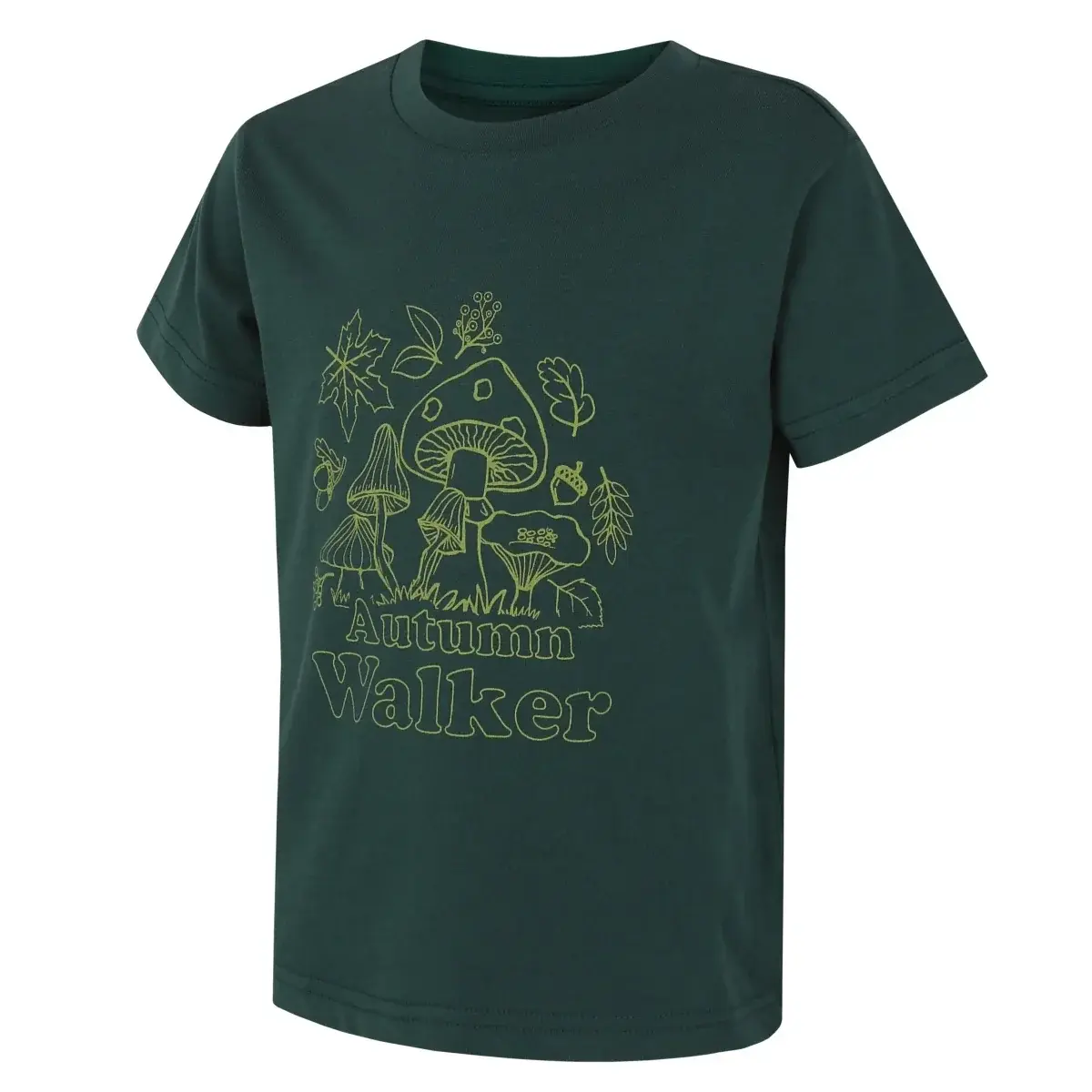 Husky Футболка дитяча Husky Tee Mushroom K dark green