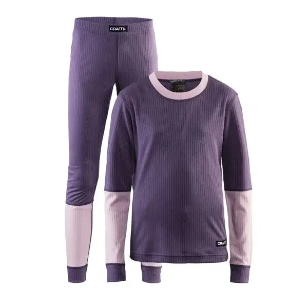 Craft Комплект термобілизни дитячий Craft Baselayer JR фіолетовий
