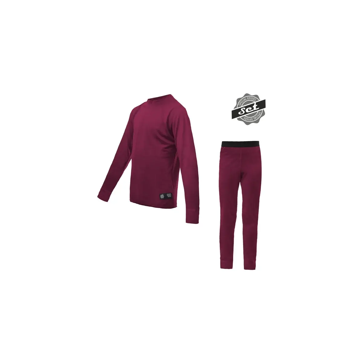 Sensor Комплект термобілизни дитячий Sensor Merino Active Set Lilla