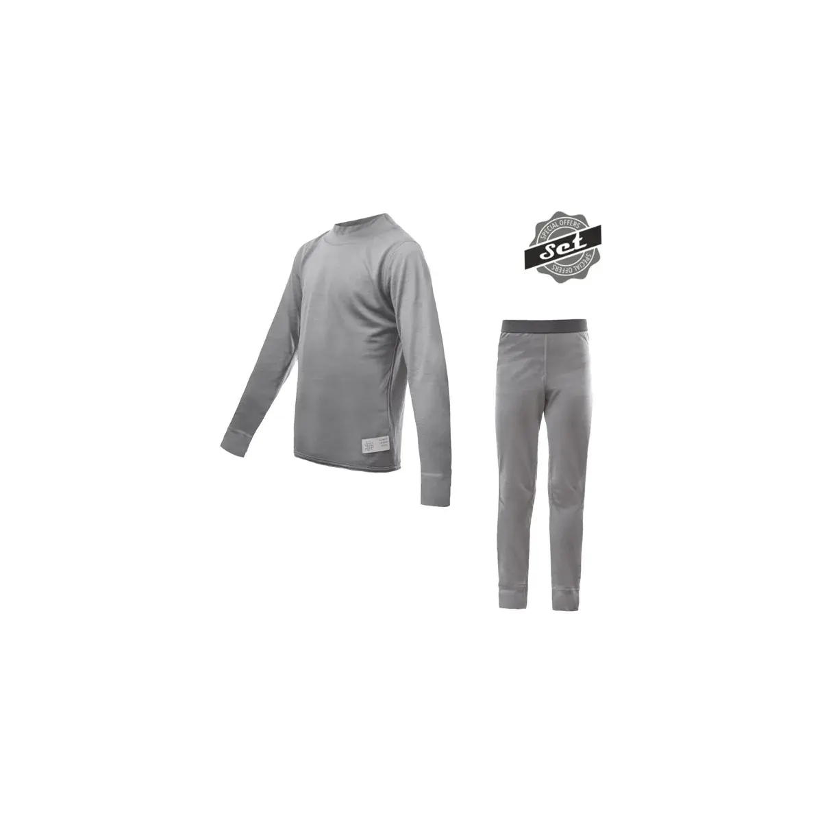 Sensor Комплект термобілизни дитячий Sensor Merino Active Set Сірий