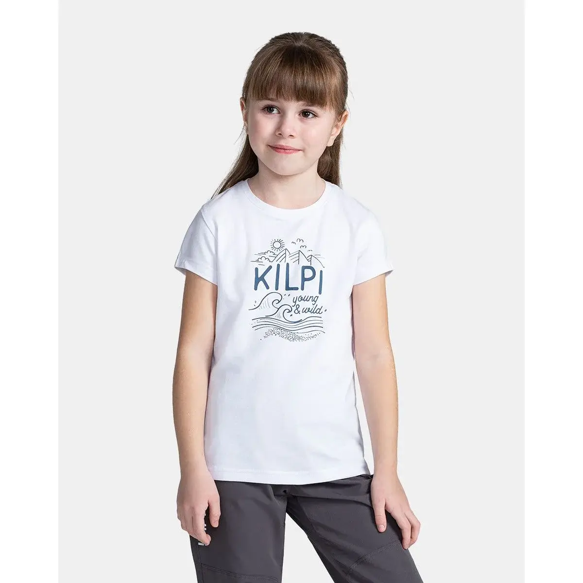 Kilpi Футболка для дівчаток Kilpi Malga-JG білий