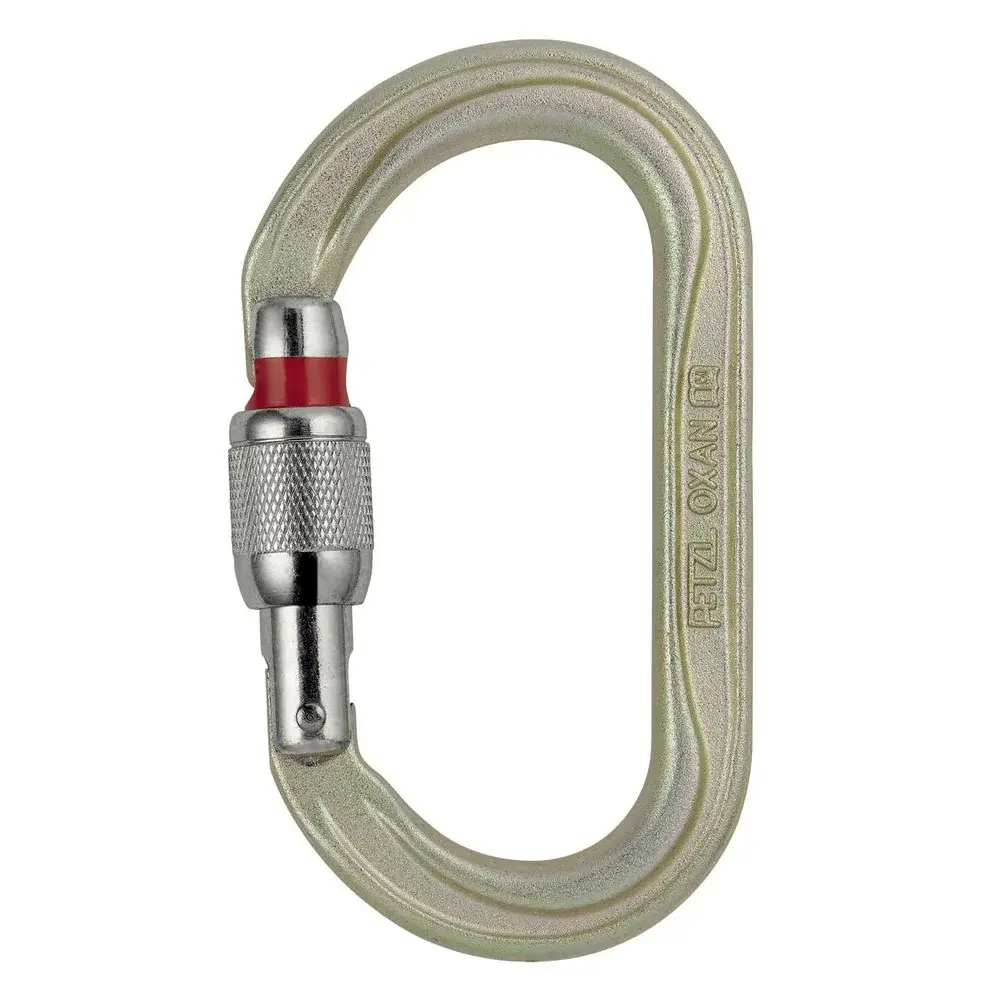 Petzl Карабін Petzl Oxan screw-lock сріблястий