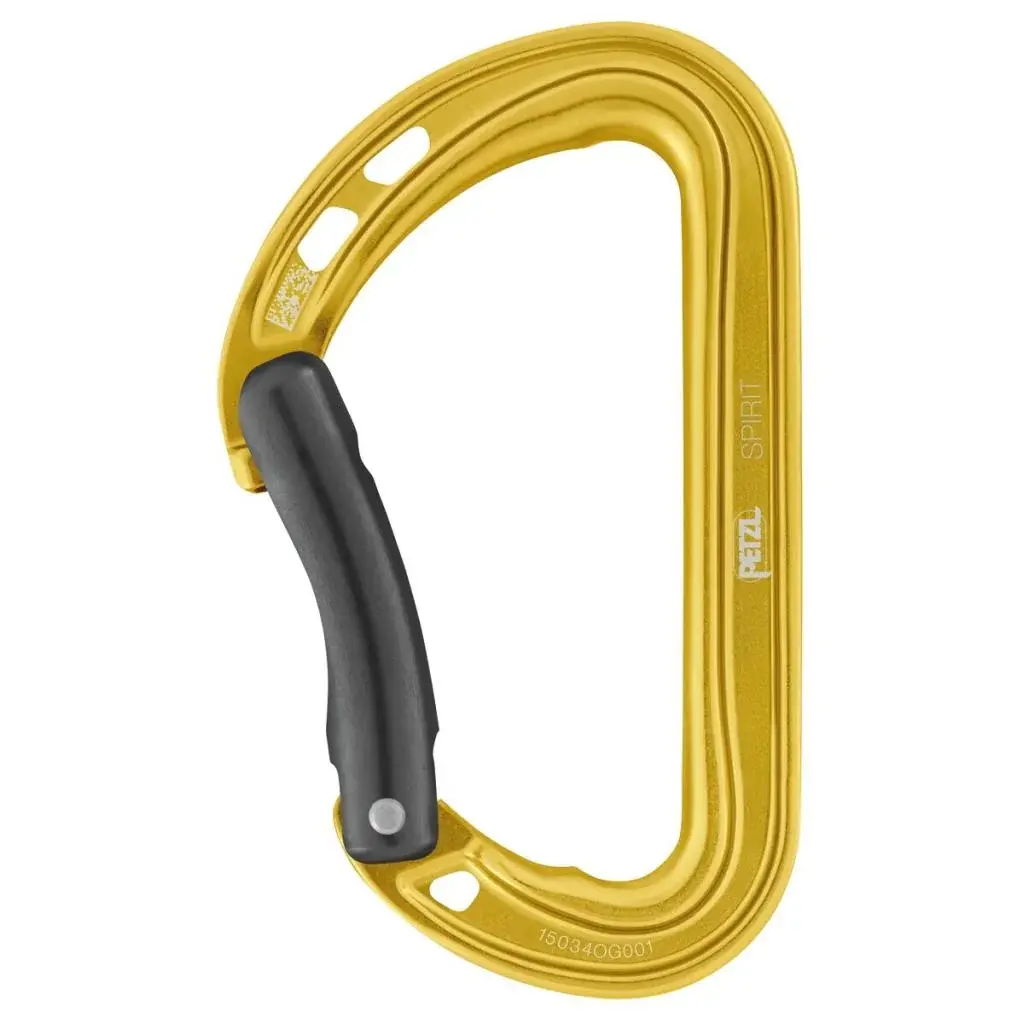Petzl Карабін універсальний Petzl Spirit Bent Gate Yellow