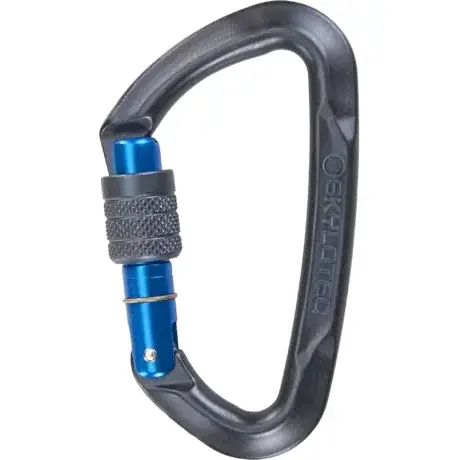 Skylotec Карабін Skylotec Lime SG (screw gate) Anthracite/Blue Onesize