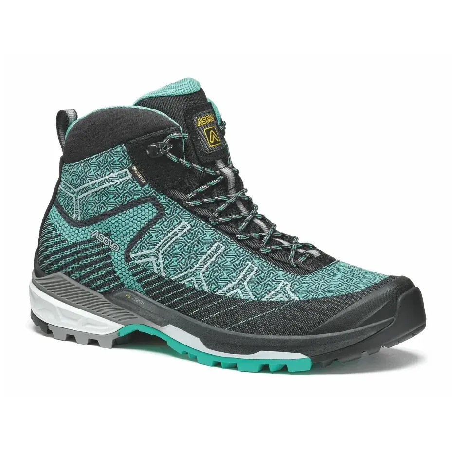 Asolo Черевики Asolo Falcon EVO Jaquard GV black/aqua green/a559