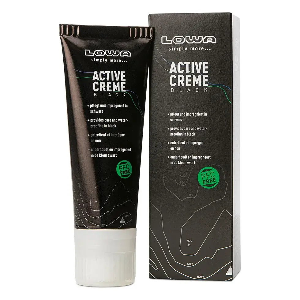 Lowa Крем для взуття Lowa Active creme 75ml black