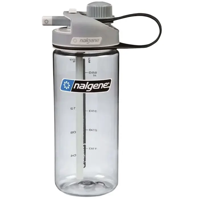 Nalgene Пляшка Nalgene MultiDrink, Clear w/ Gray Cap, Sustain Clear w/ Gray Cap, Sustain 560ml
