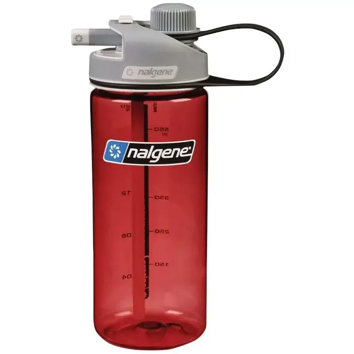 Nalgene Пляшка Nalgene MultiDrink, Red w/ Gray Cap, Sustain Red w/ Gray Cap, Sustain 560ml