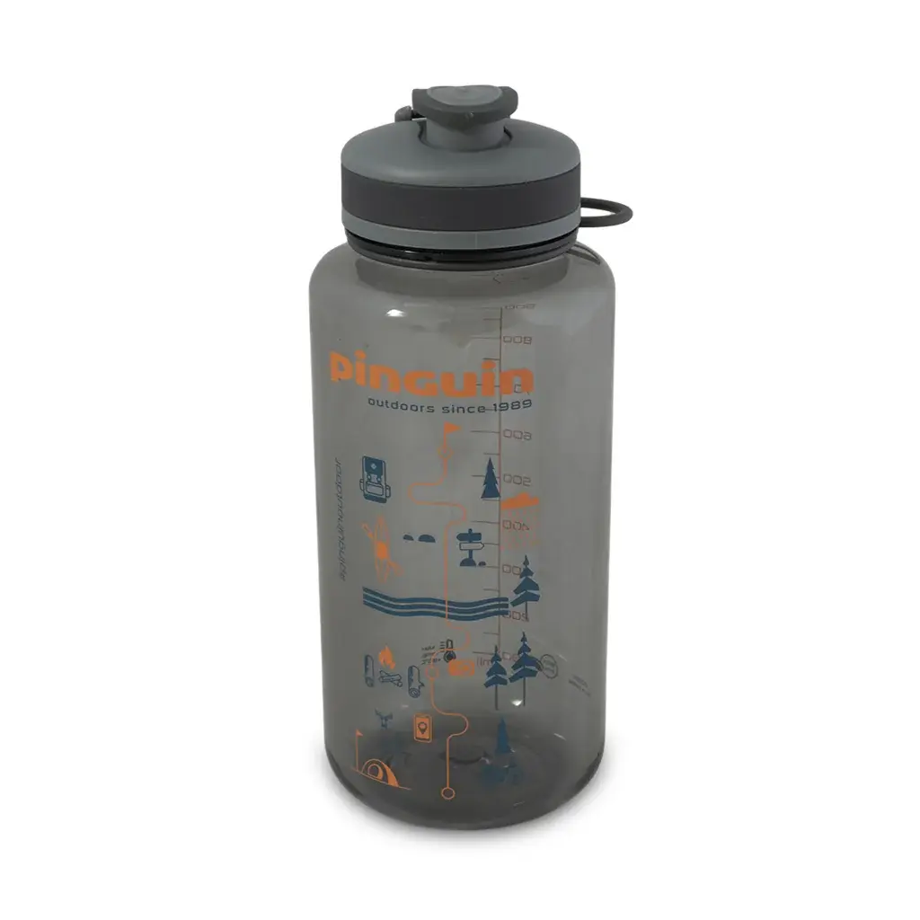 Pinguin Пляшка Pinguin Tritan Fat Sport Bottle 1L grey