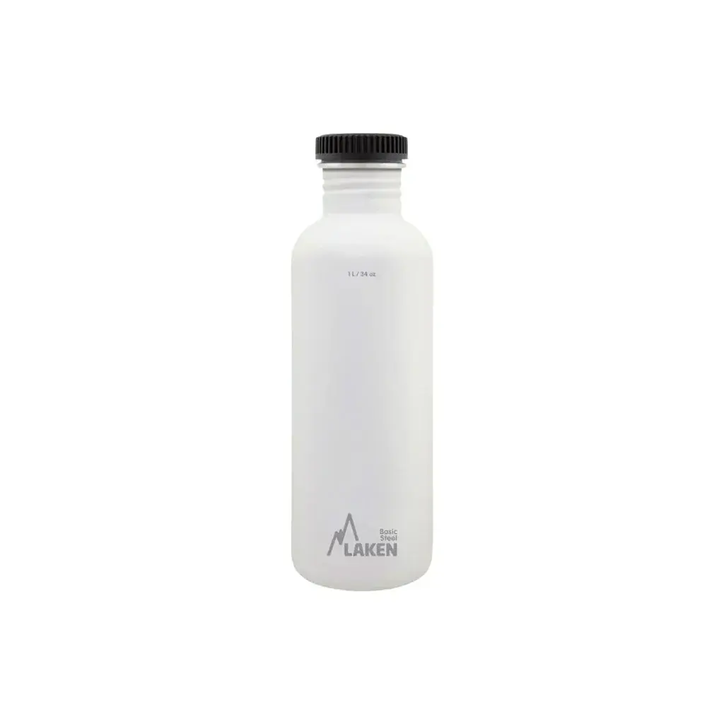 LAKEN Пляшка LAKEN сталь Plain 1000 ml білий