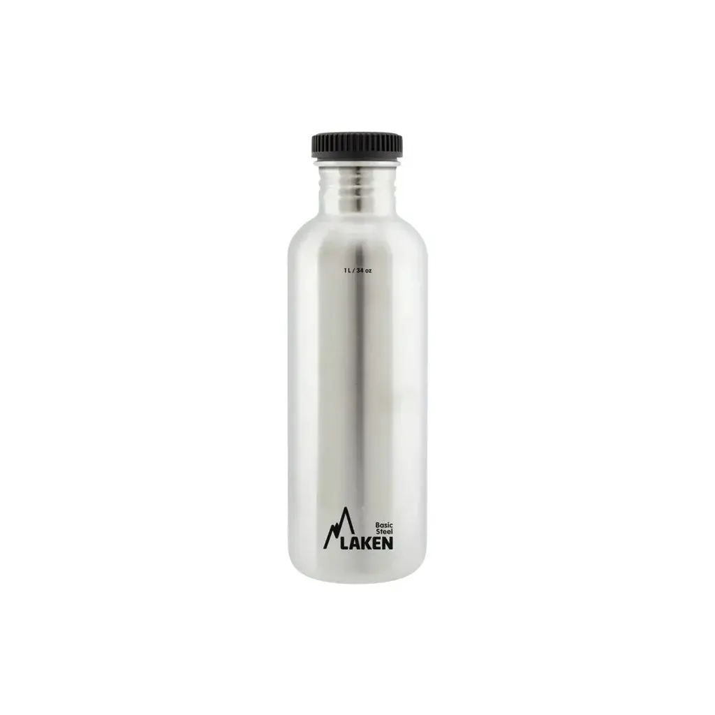 LAKEN Пляшка LAKEN сталь Plain 1000 ml сталевий