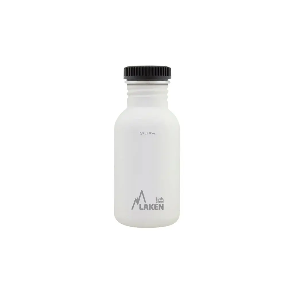 LAKEN Пляшка LAKEN сталь Plain 500 ml білий