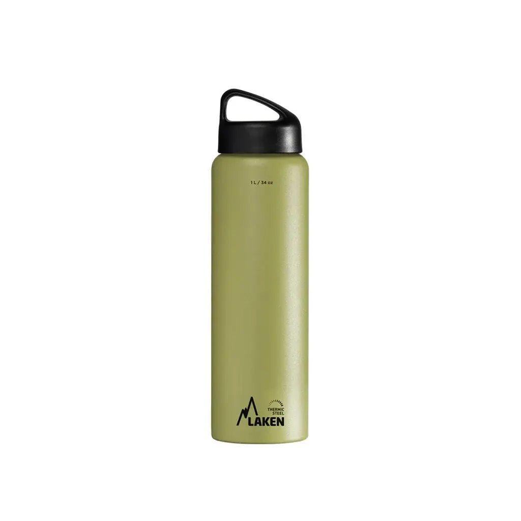 LAKEN Термопляшка LAKEN сталь Classic 1000 ml хакі