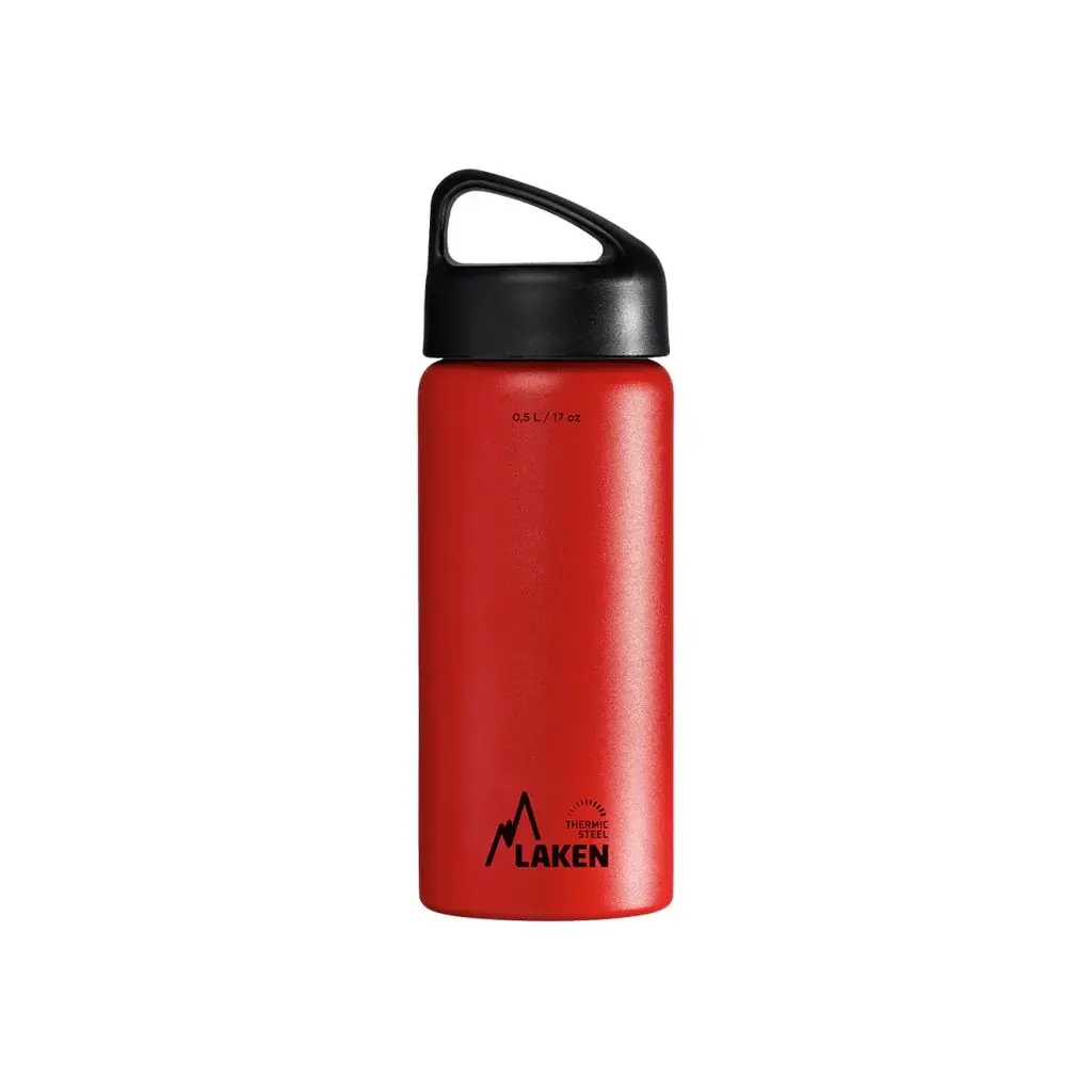 LAKEN Термопляшка LAKEN сталь Classic 500 ml червоний