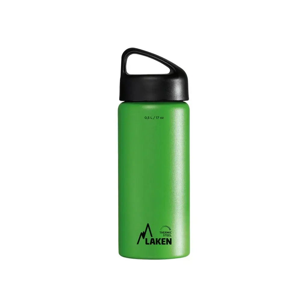 LAKEN Термопляшка LAKEN сталь Classic 500 ml зелений
