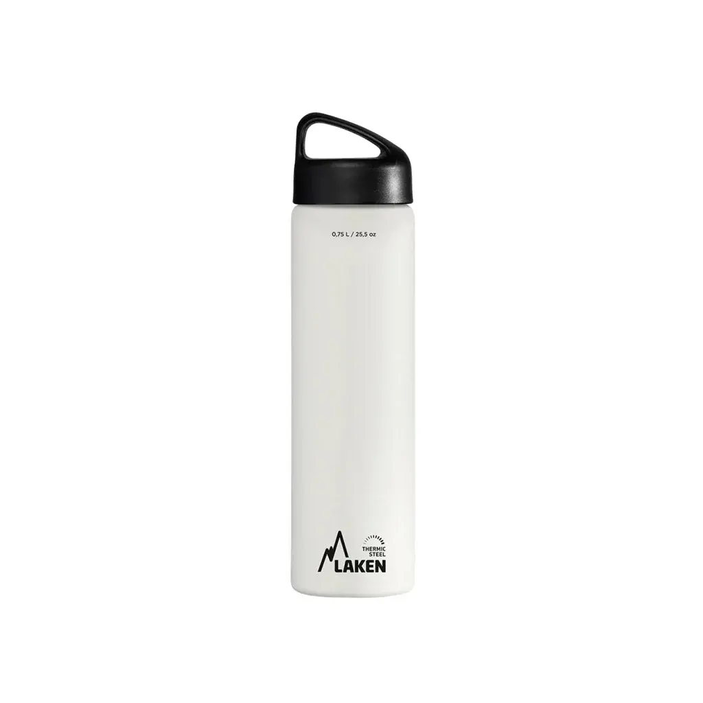 LAKEN Термопляшка LAKEN сталь Classic 750 ml білий