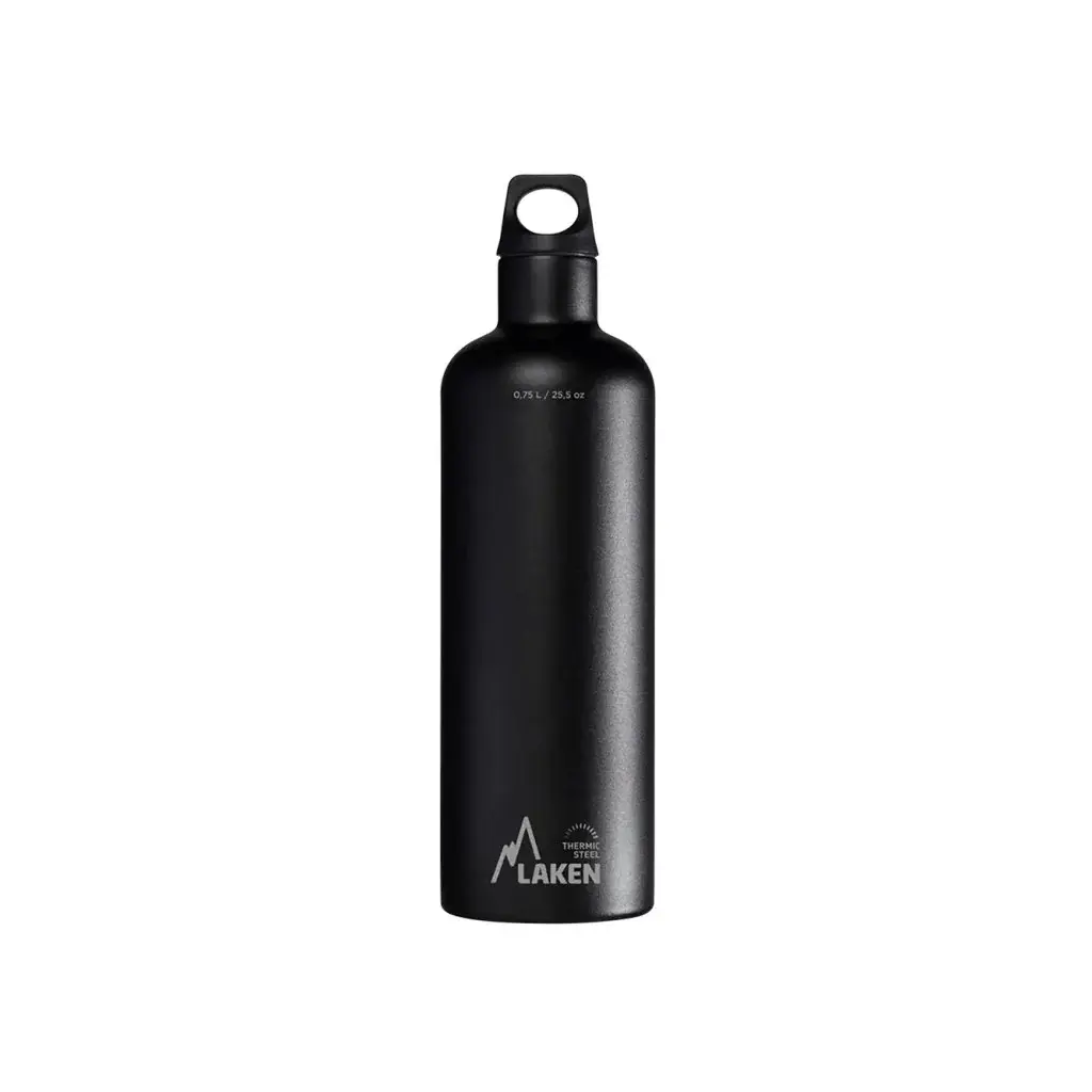 LAKEN Термопляшка LAKEN сталь Futura 750 ml black