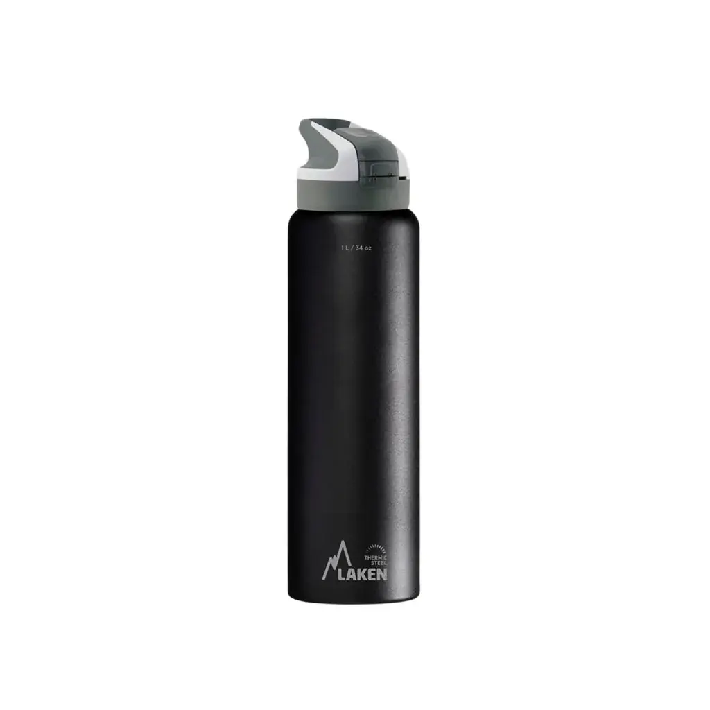 LAKEN Термопляшка LAKEN сталь Summit 1000 ml чорний