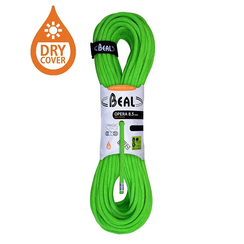 Beal Мотузка Beal Opera 8,5mm Unicore dry cover Green