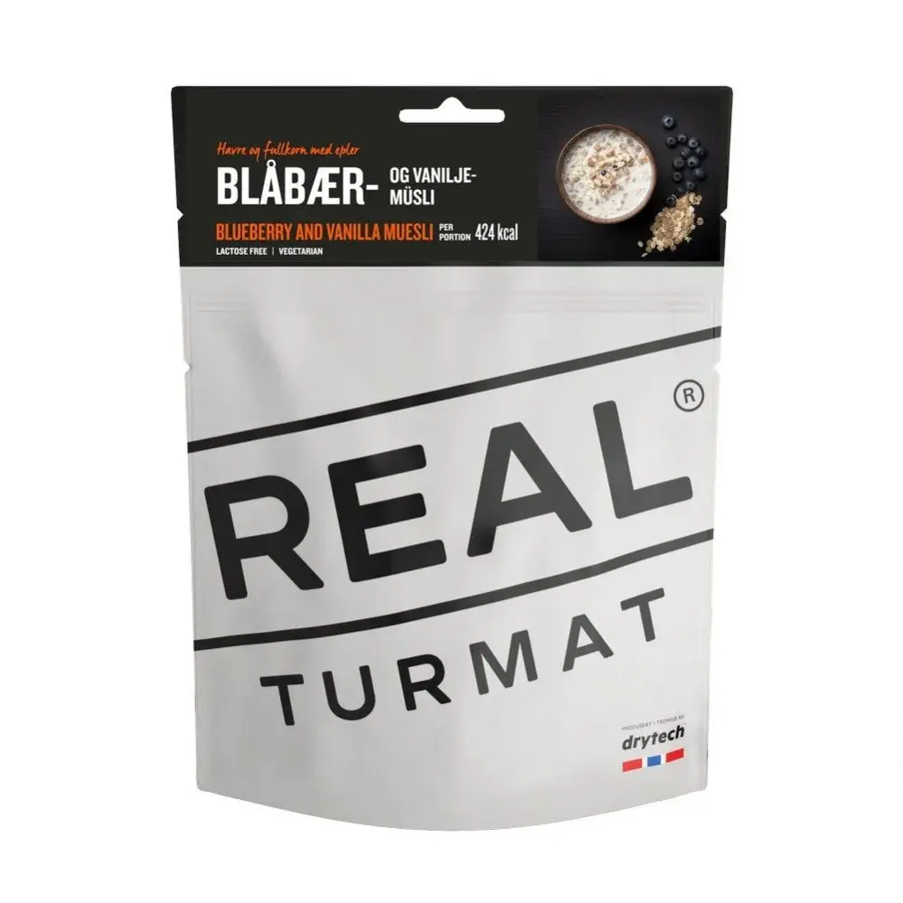 REAL Turmat Мюслі з чорницею та ваніллю REAL Turmat 350 г