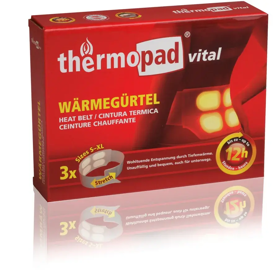 Thermopad Зігрівальний пояс YATE Thermopad 3 шт.