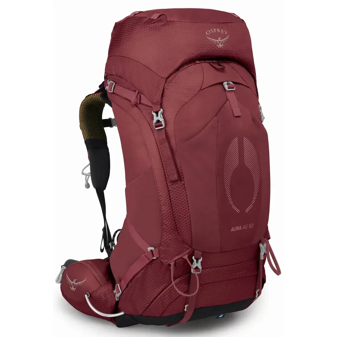 Osprey Рюкзак туристичний Osprey Aura AG 50L berry sorbet red
