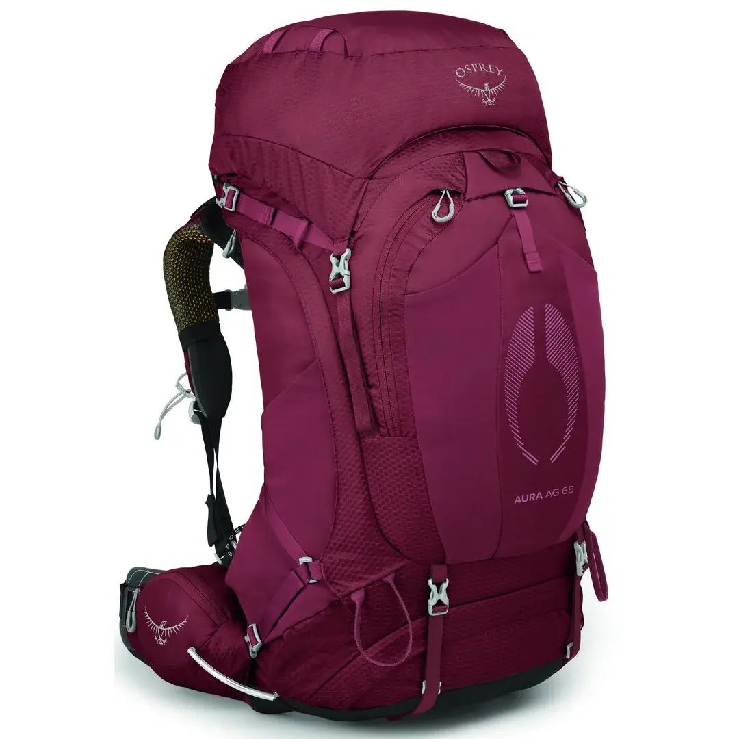Osprey Рюкзак туристичний Osprey Aura AG 65L berry sorbet red