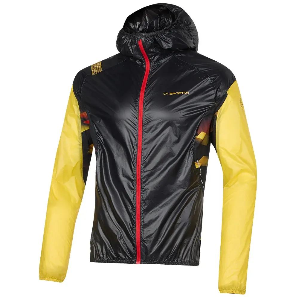 La Sportiva Куртка чоловіча La Sportiva BLIZZARD WINDBREAKER black/yellow