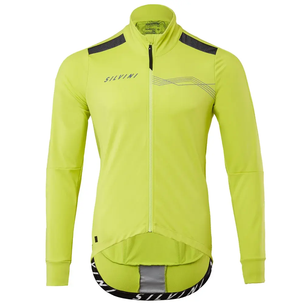 Silvini Велокуртка чоловіча Silvini Ghisallo lime-blue