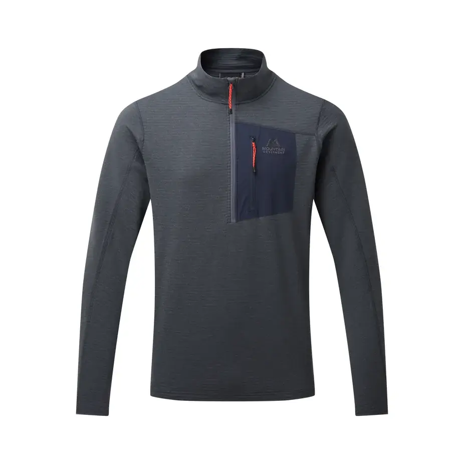 Mountain Equipment Фліска чоловіча Mountain Equipment Lumiko Zip T Ombre blue/cosmos