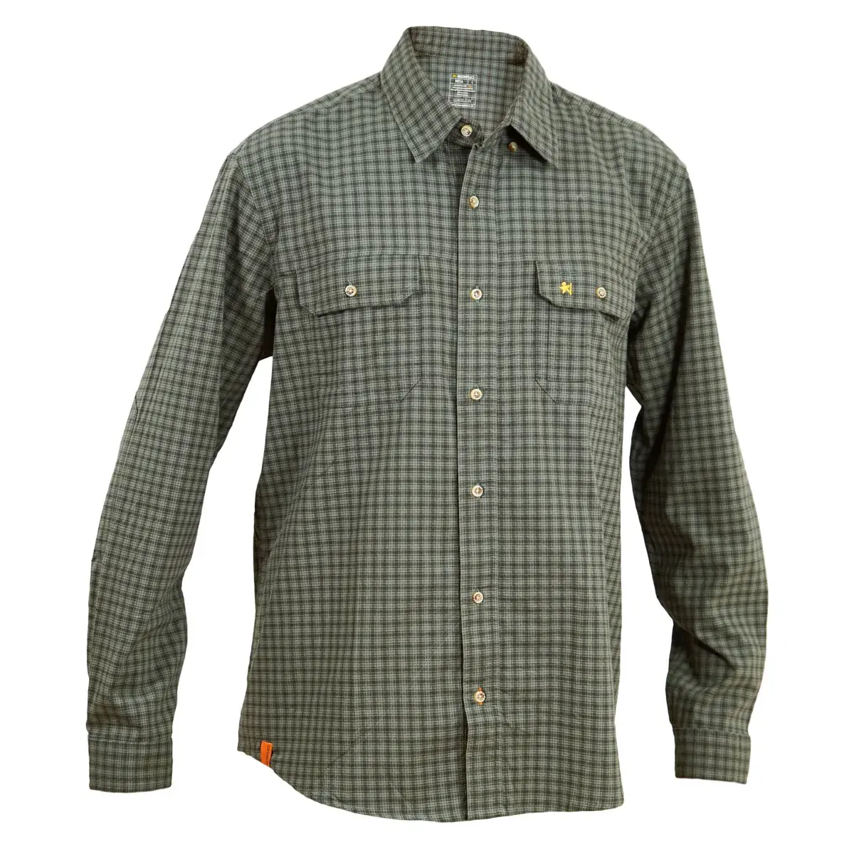 Warmpeace Сорочка чоловіча з довгим рукавом Warmpeace Mesa Green/grey