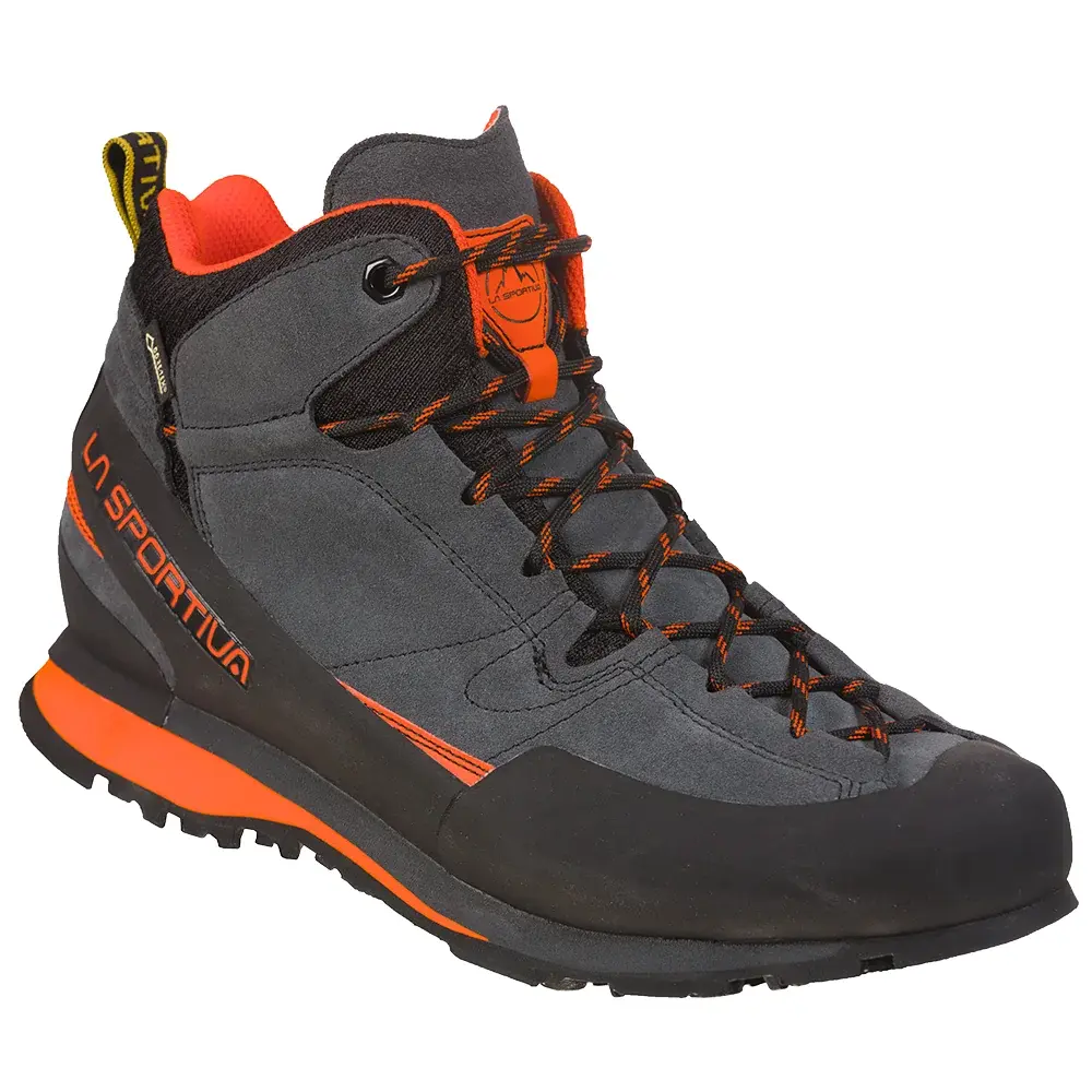 La Sportiva Черевики туристичні чоловічі La Sportiva Boulder X Mid GTX carbon/flame