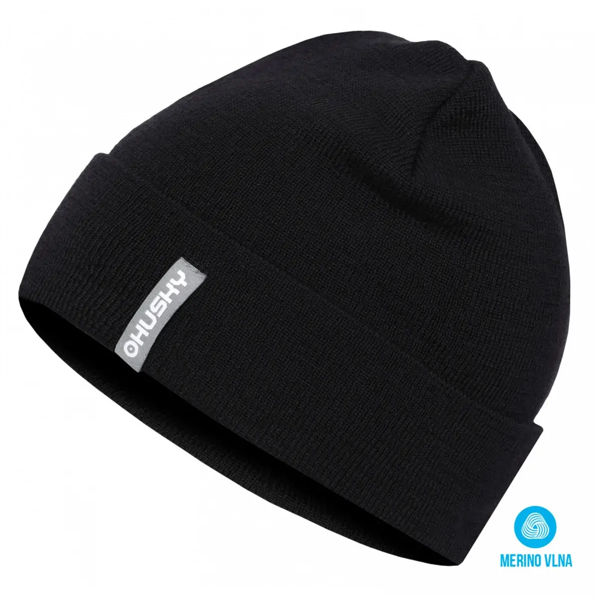 Husky Шапка Merino чоловіча Husky Merhat 1 чорний L-XL