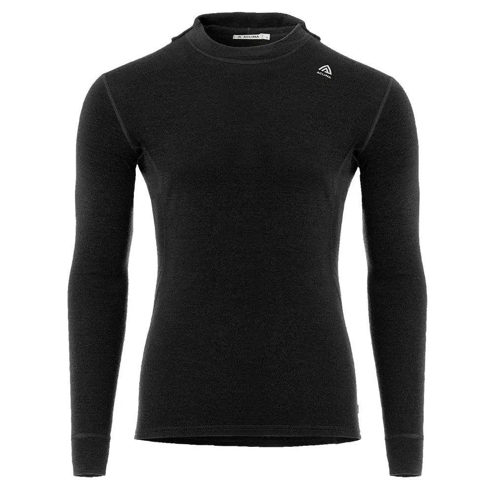 Aclima Кофта чоловіча Aclima WarmWool hoodsweater V2 jet black