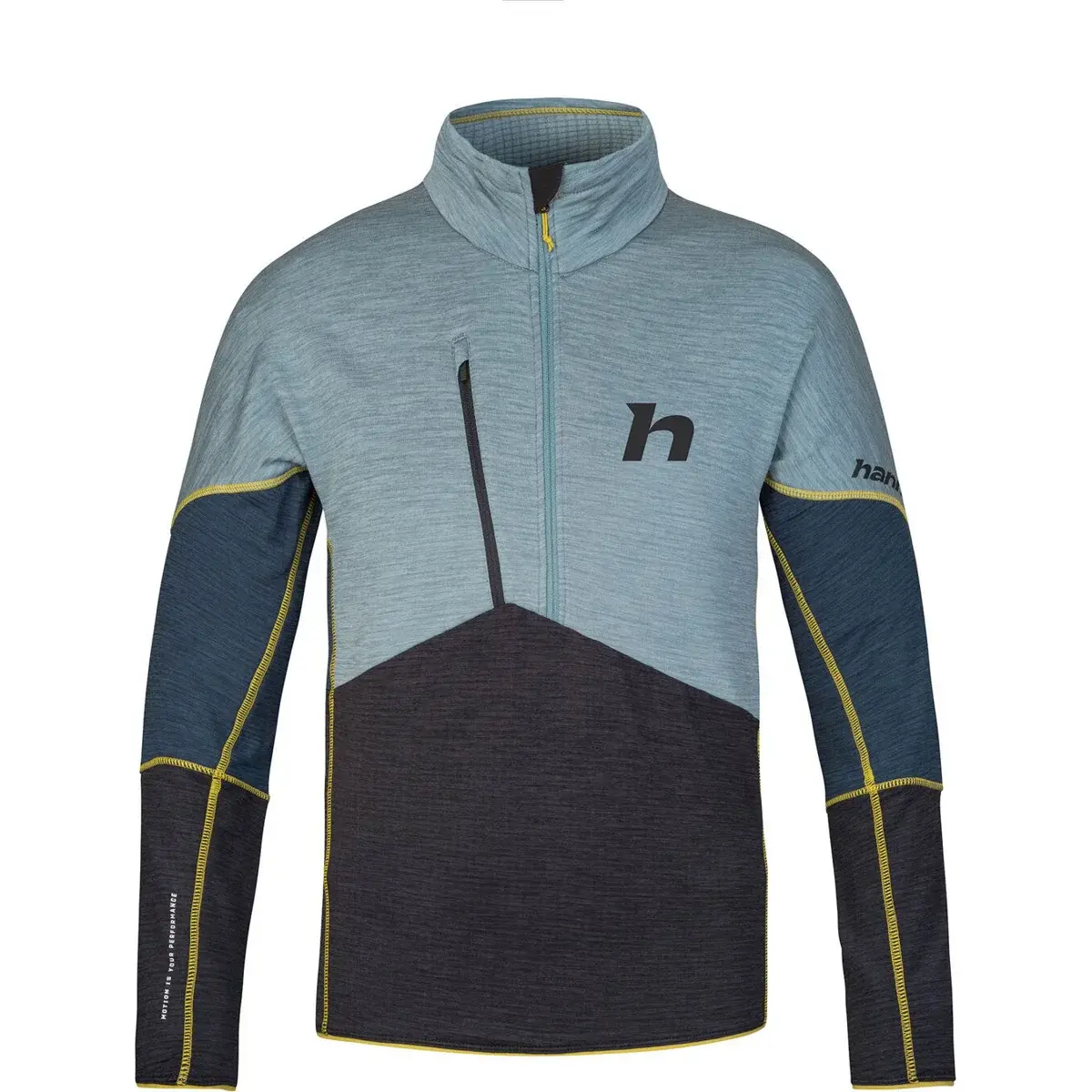 Кофта чоловіча Hannah Niro HZ silver blue/anthracite mel