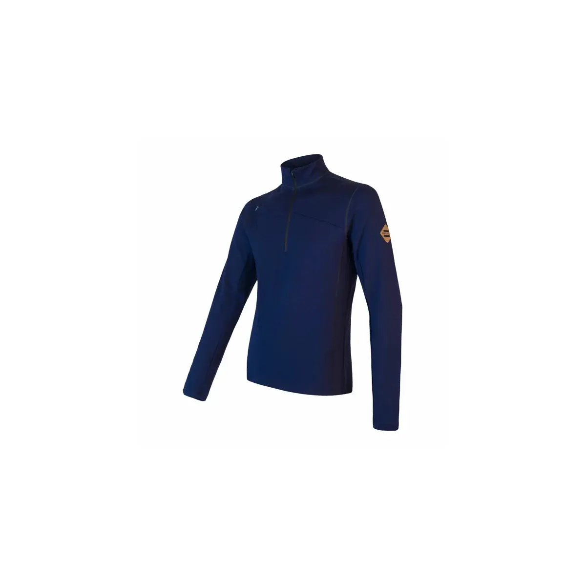 Sensor Кофта функціональна чоловіча Sensor Merino Upper короткий zip deep blue