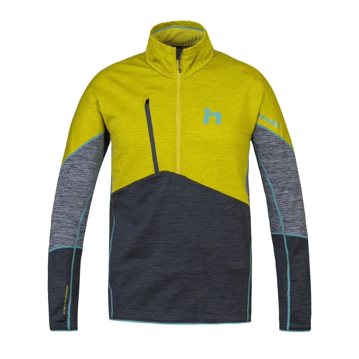 Кофта спортивна чоловіча Hannah Niro HZ Citronelle/anthracite mel