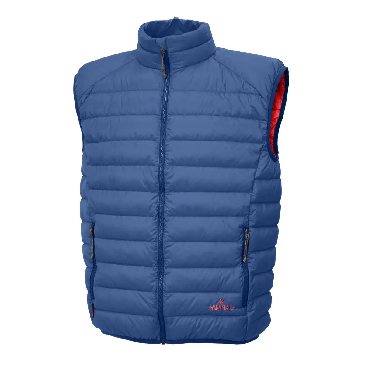 Warmpeace Жилет пуховий чоловічий Warmpeace Drake majolica blue/red