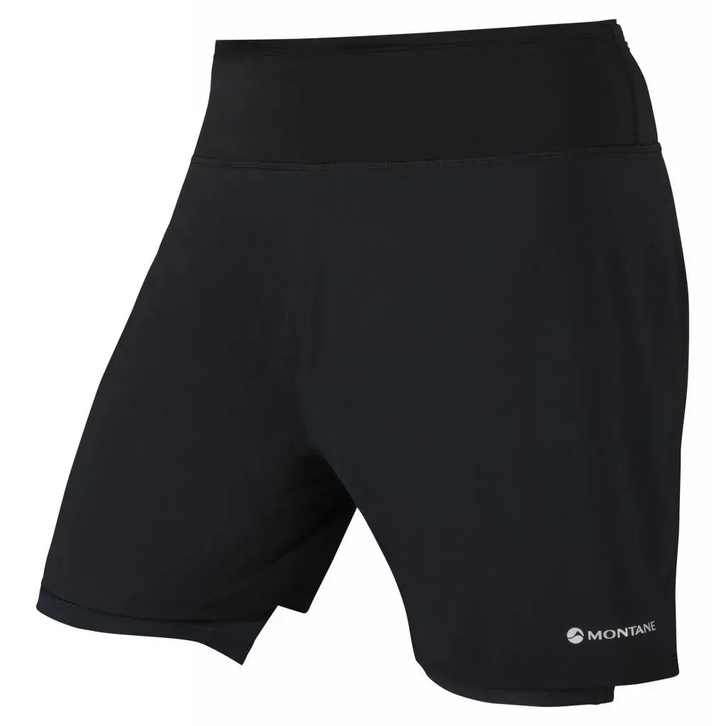Montane Шорти бігові чоловічі Montane Dragon Twin Skin Shorts Black