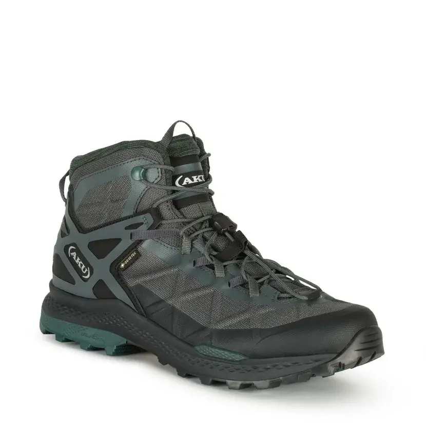 AKU Черевики трекінгові чоловічі AKU Rocket Mid GTX GREY/GREEN
