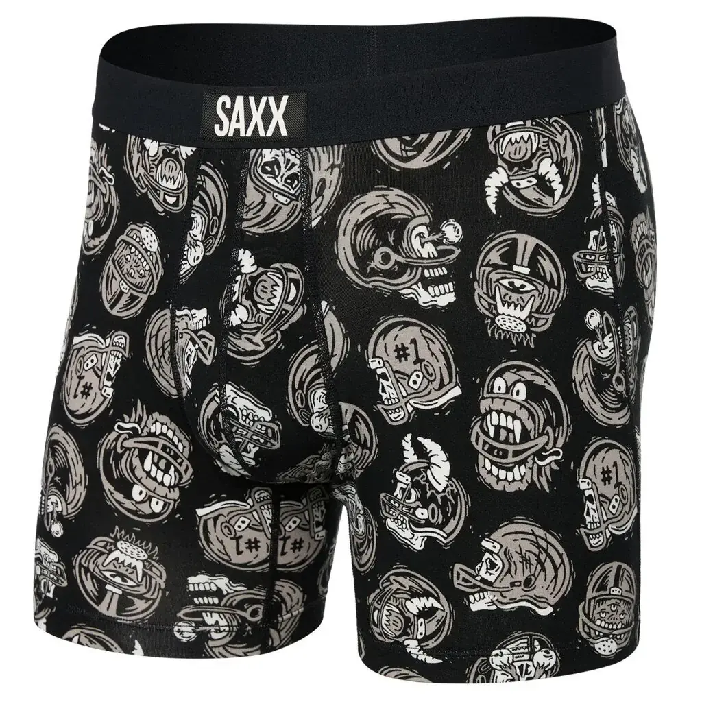 SAXX Боксери чоловічі SAXX Vibe Super Soft Boxer Brief brain bucket-black