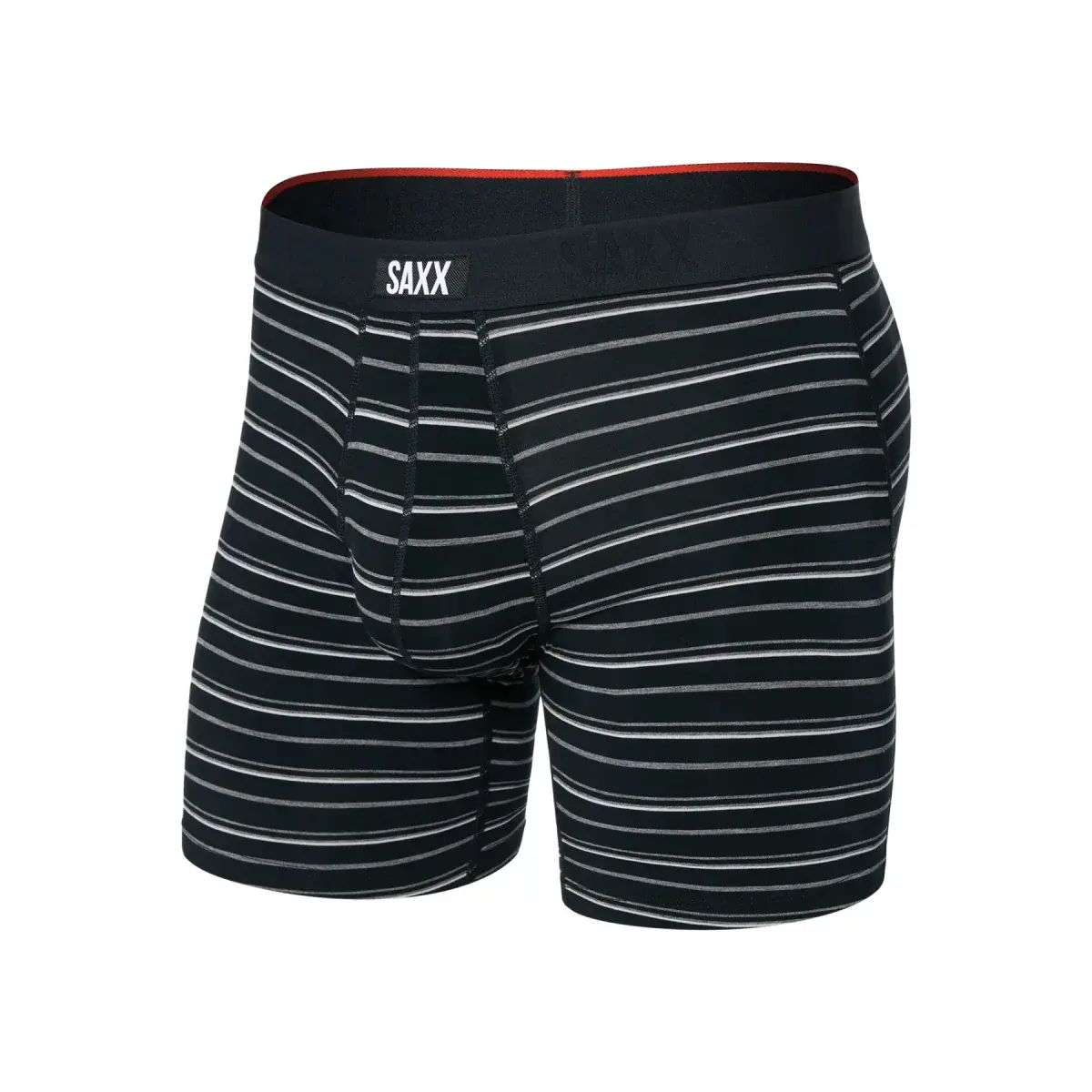 SAXX Боксери чоловічі SAXX Vibe Xtra Boxer Brief Fly Black Coast Stripe
