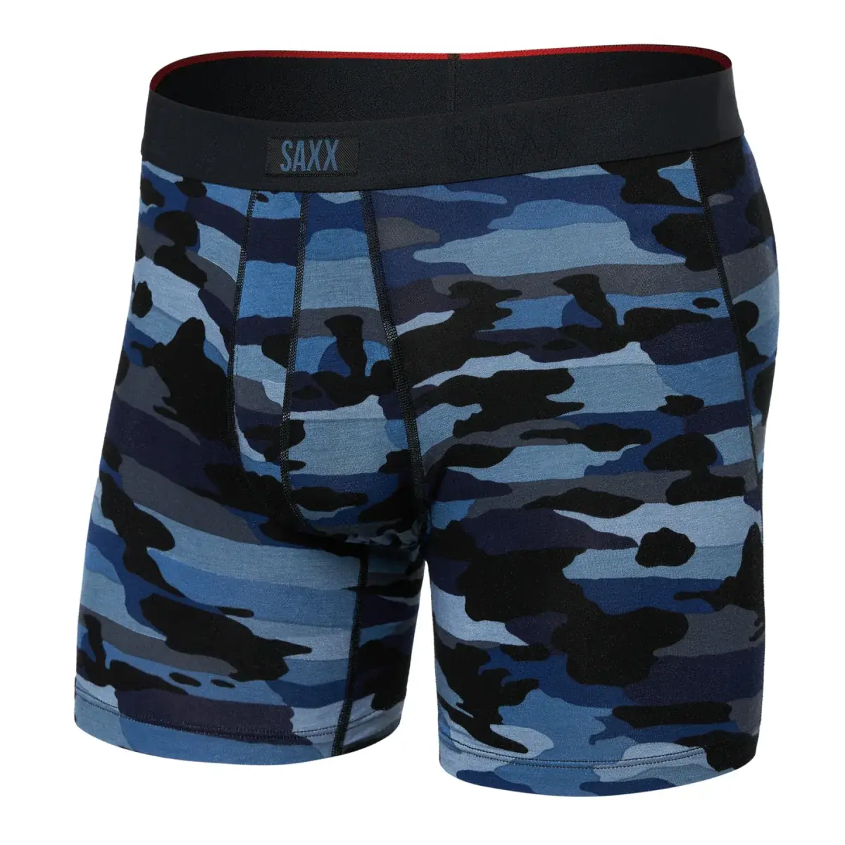 SAXX Боксери чоловічі SAXX Vibe Xtra Boxer Brief Fly Cloudbank Camo-Navy