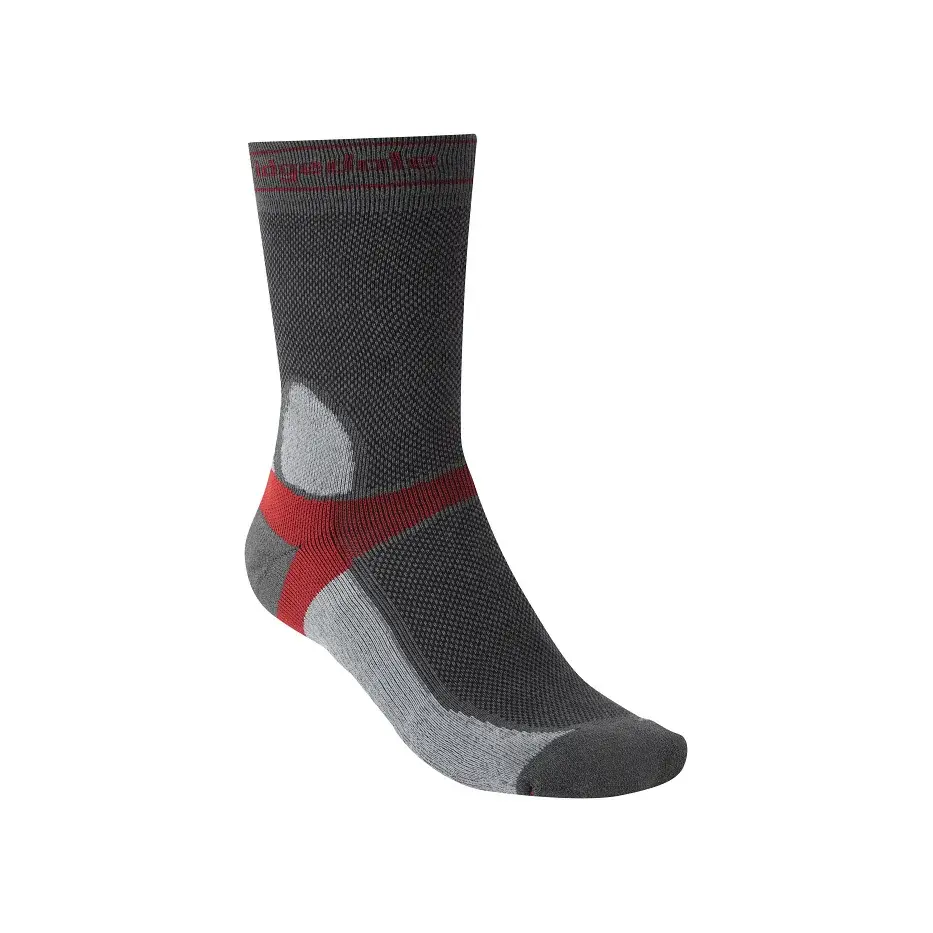 Bridgedale Шкарпетки велосипедні чоловічі Bridgedale MTB Summer Weight T2 Coolmax Sport Boot dk.grey/lt.grey
