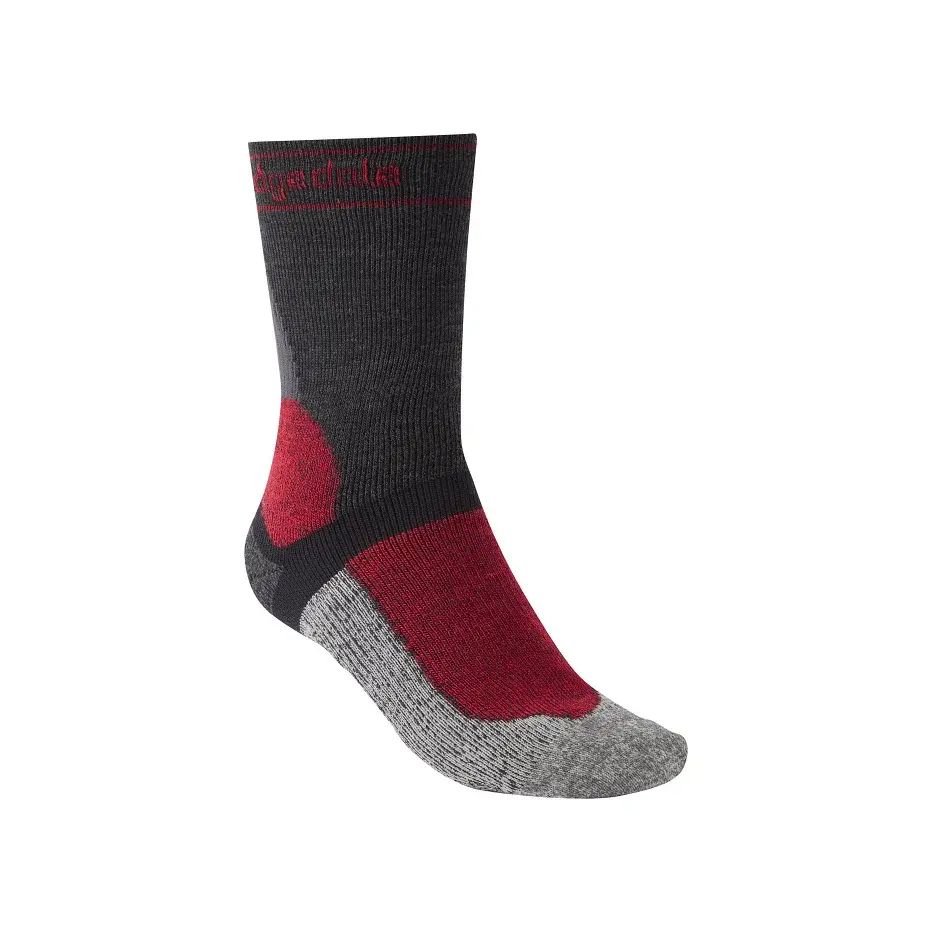 Bridgedale Шкарпетки велосипедні чоловічі Bridgedale MTB winter Weight T2 Merino Sport Boot graphite/red