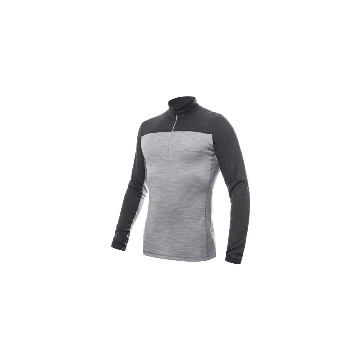 Sensor Лонгслів функціональний чоловічий Sensor Merino Bold Cool gray/anthracite
