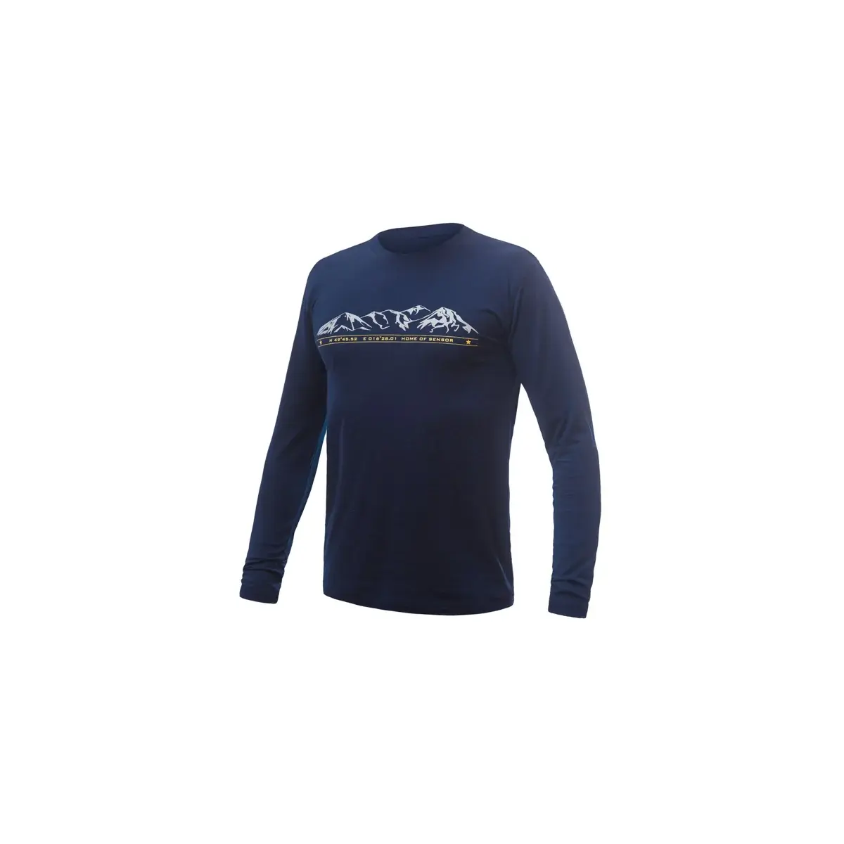 Sensor Термофутболка чоловіча Sensor Merino Active PT Mountains Темно-синій