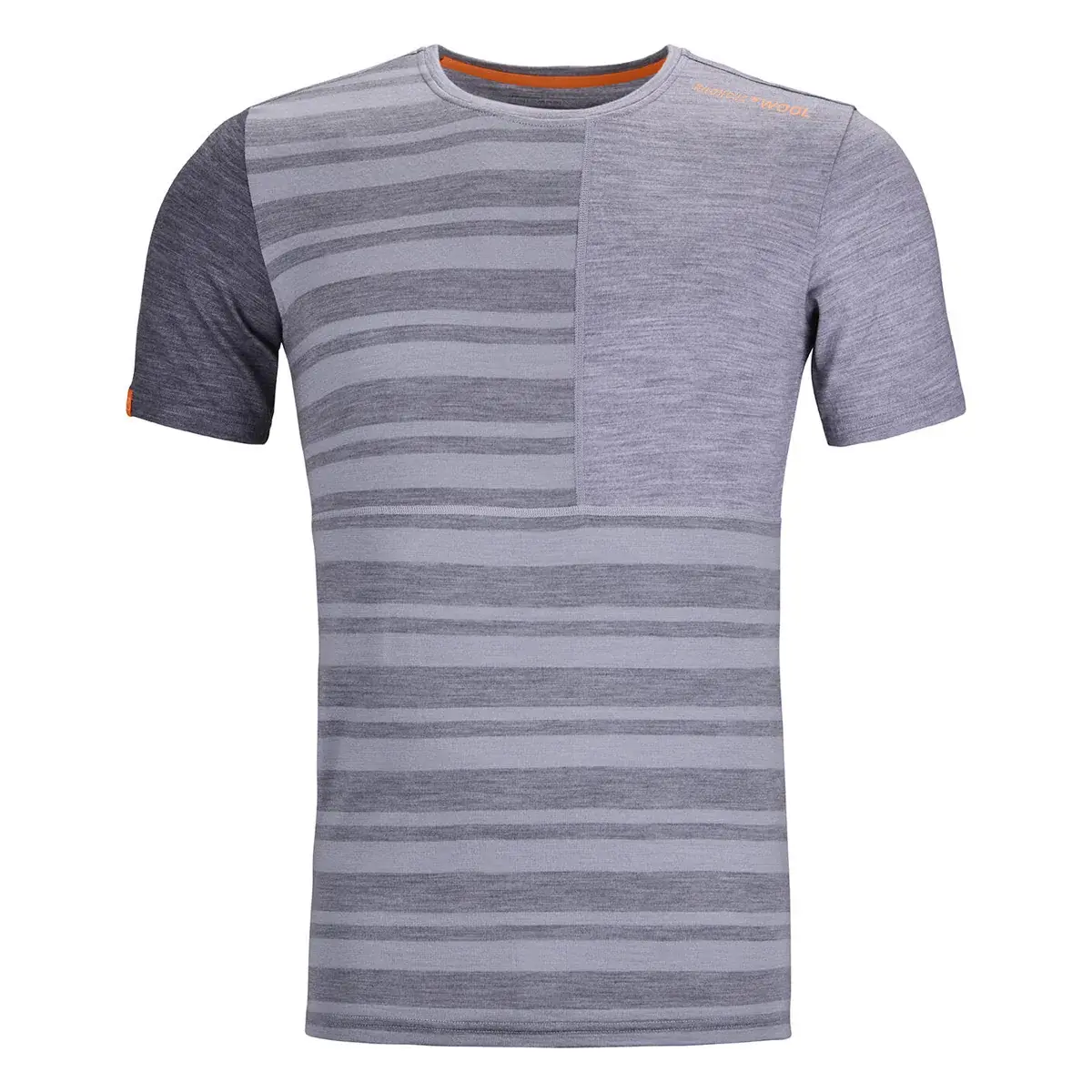 Ortovox Термофутболка чоловіча Ortovox 185 Rock'n'Wool Short Sleeve Grey blend