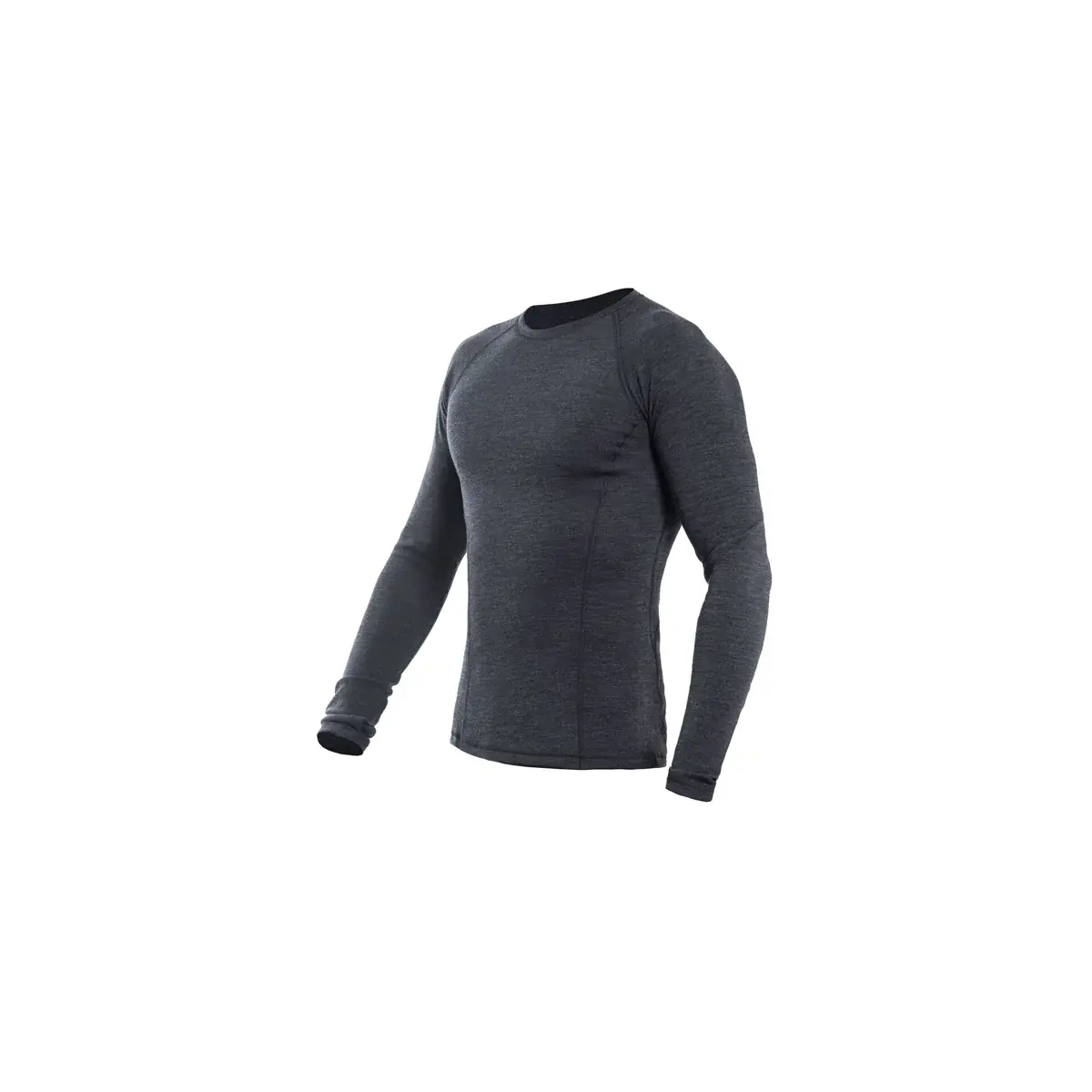 Sensor Термофутболка з довгим рукавом чоловіча Sensor Merino Bold Чорний