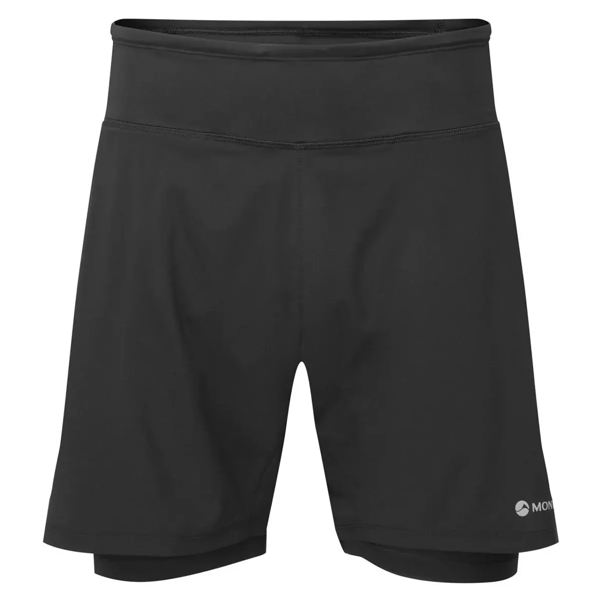 Montane Шорти бігові чоловічі Montane Slipstream Twin Skin Shorts Black